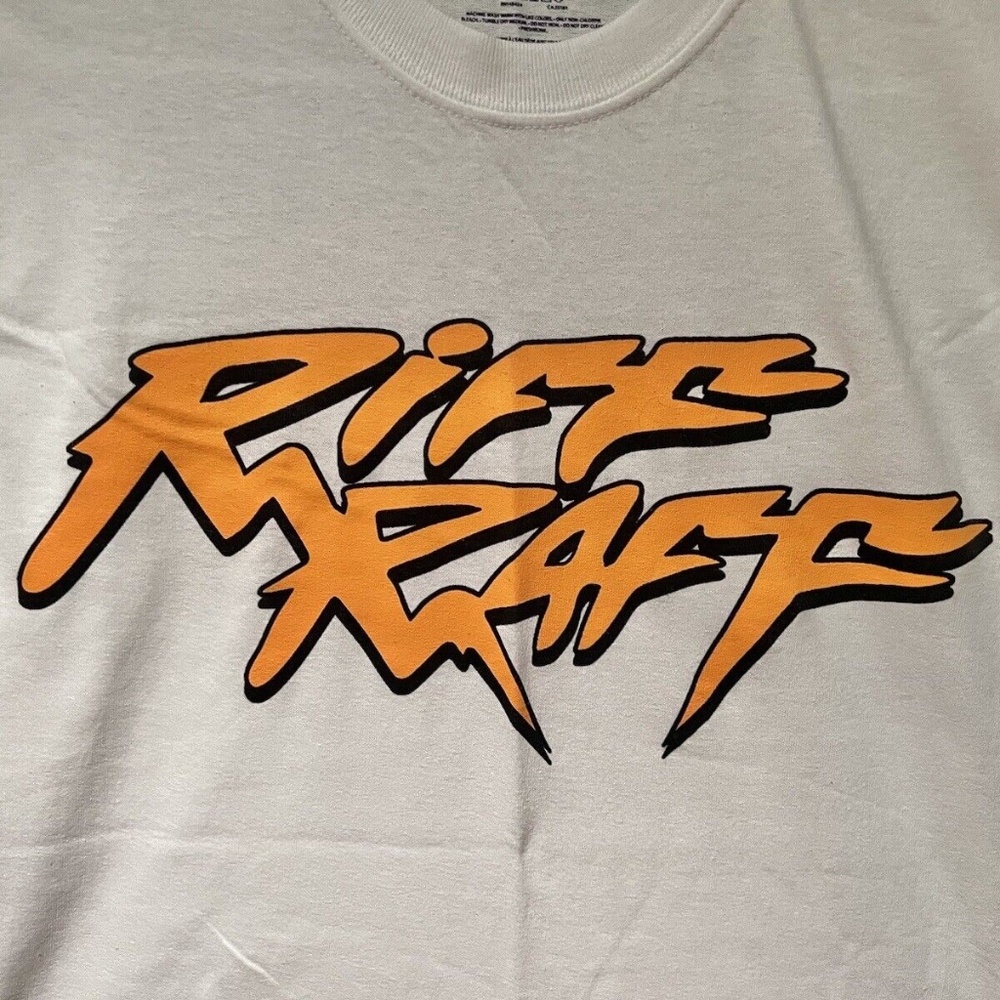 Riff Raff T-Shirt Classic White Color Men’s Small NWOT RARE! Jody Highroller